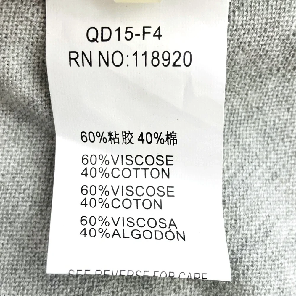 NWOT FRNCH Long Sleeve Pleated Back Top